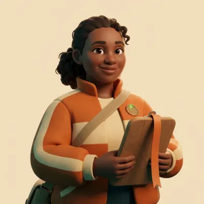 Della — delivery (drawn portrait)